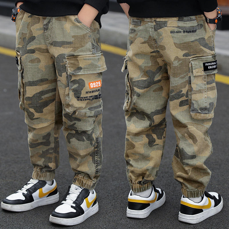 Kids Battle Fatigues Track Pants - Image 2